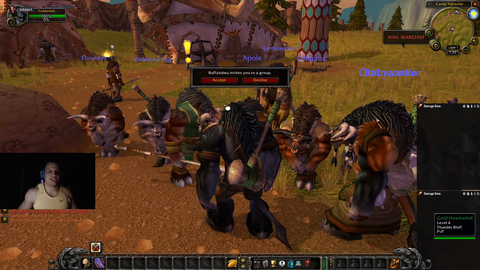 Warchief Tonkatonk is back and is received with a guard of honor