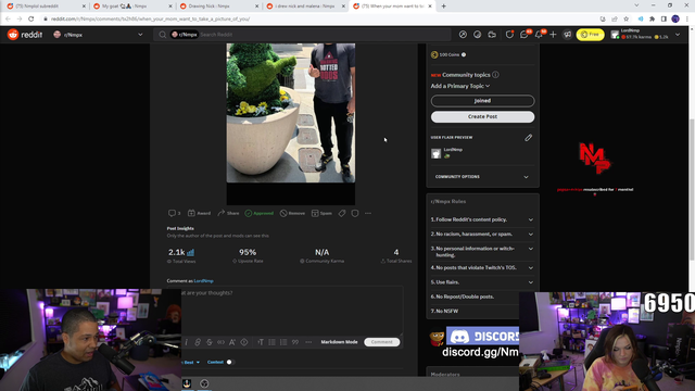 nick and malena react to fanart