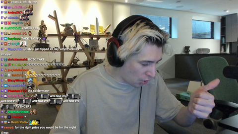 xQc goes off on Marvel "I fell asleep during Avengers, you can't even hum it's theme music, it's dogshit" 