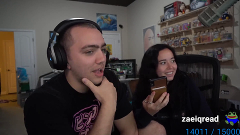Mizkif asks Maya's friend a question