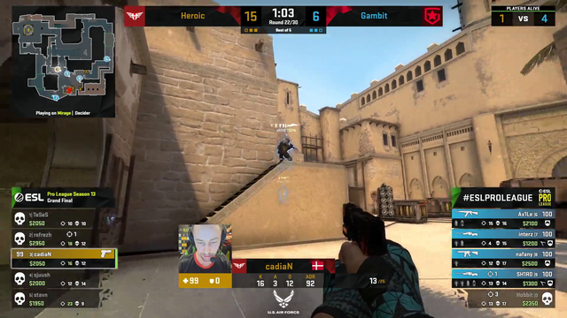 Insane 1v4 to win Pro League