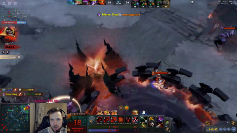 DOTA streamer discovers game-saving bug