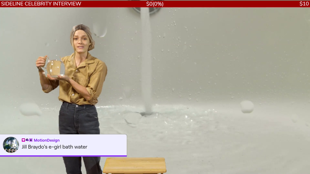 E-Girl Bath Water Auction