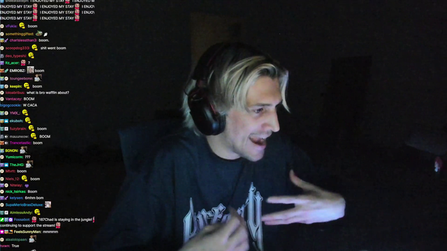 xQc has a stroke at the end of his stream