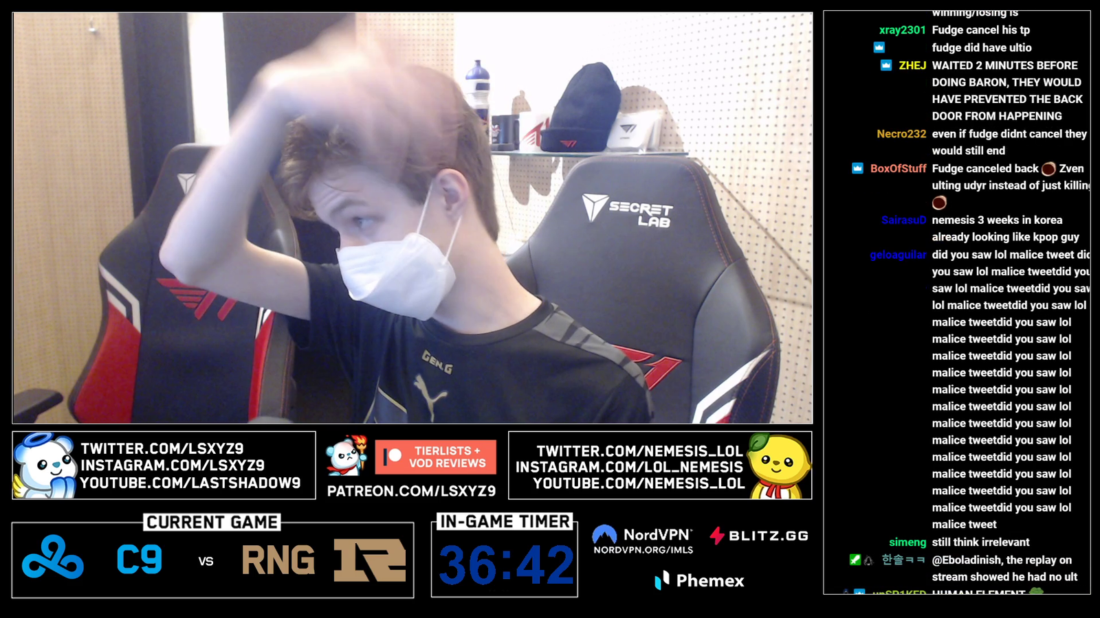 Fire alarm breaks out, streamer ends stream.