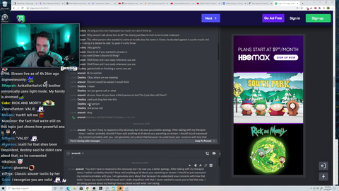 Destiny leaks the novels his stalker has been sending him for months, even after telling her to stop.