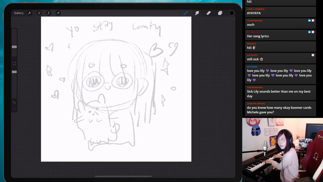 Lily composes a song