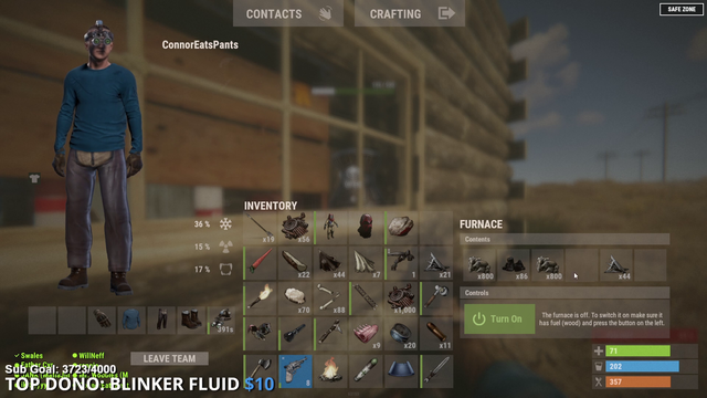 Just a normal day on the OTV rust server