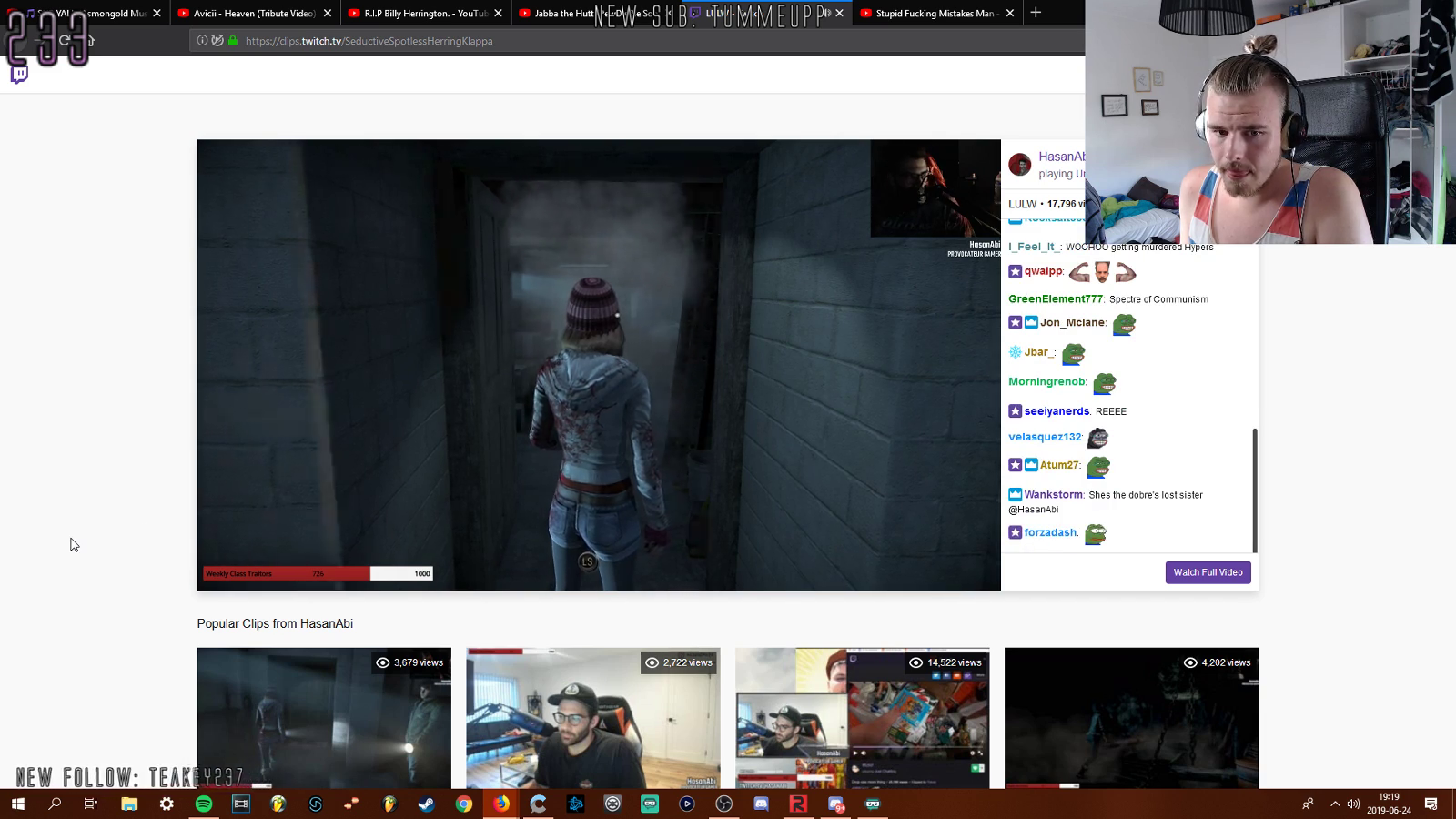 Constera gets scared by Hasan