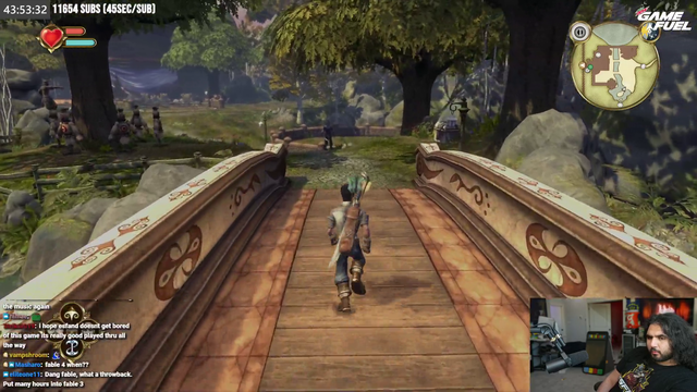 Esfand having a good time with his first playthrough