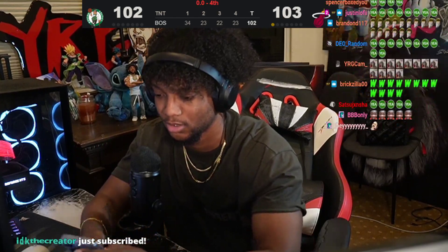 YourRAGE ends stream after the Heat (his favorite team) lose to Celtics in an insane last-second shot by Derrick White