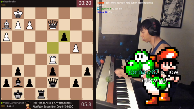 A dramatic ending to a PianoChess™ game
