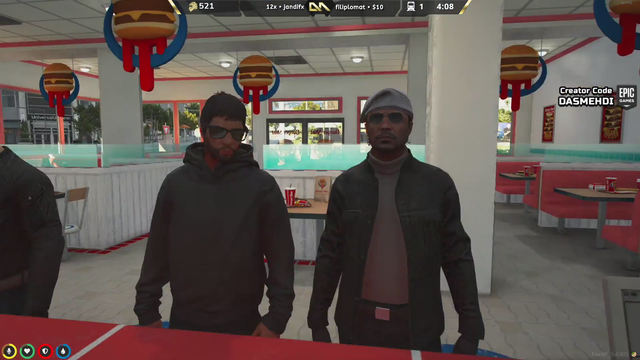 Nino "Scam Lord" Chavez get his meal paid for by a stranger