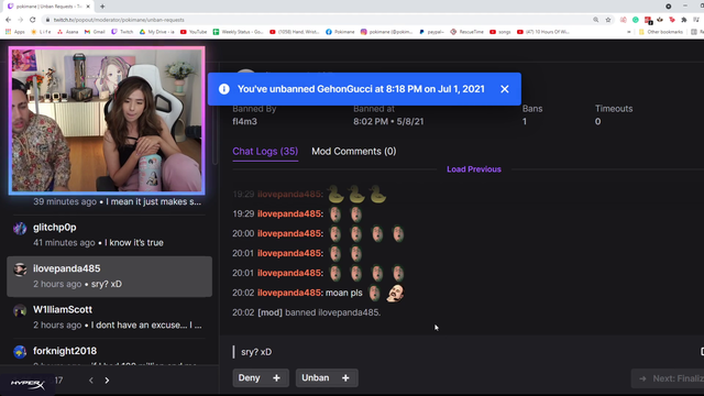 Miz asks Pokimane an innocent question