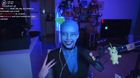Divvity becomes a blueberry for Halloween