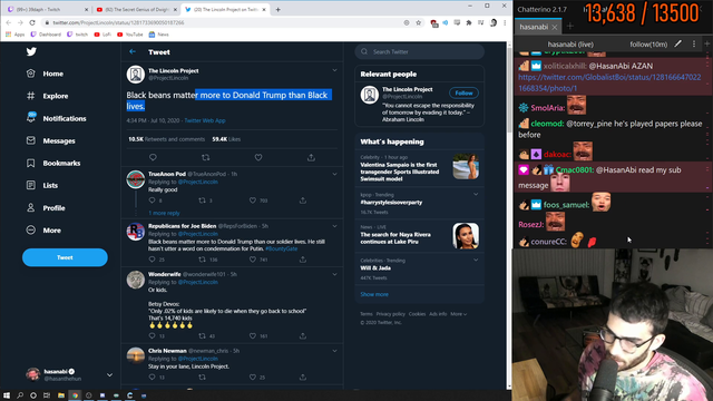 Hasan gets roached