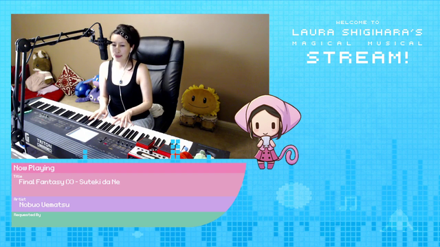 Video game composer Laura Shigihara performs "Suteki da Ne" from Final Fantasy X