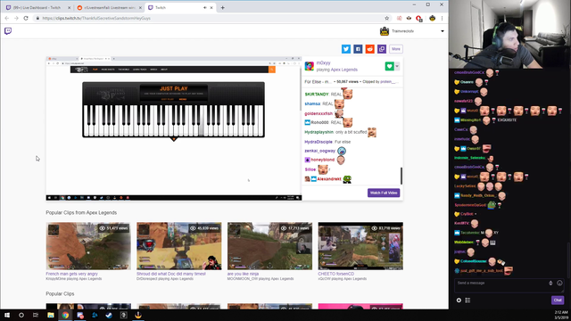 Trainwreckstv reacts to "Für Elise - m0xyy"