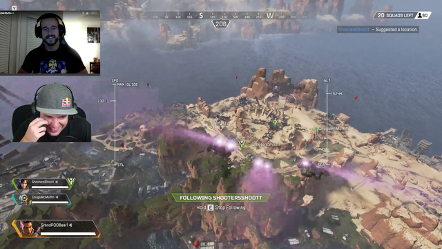 GrandPOObear and pro-wrestler Adam Cole encounter an interesting fellow on Apex Legends (x-post /r/squaredcircle)