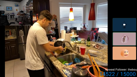 Mizkif breaks his cabinet
