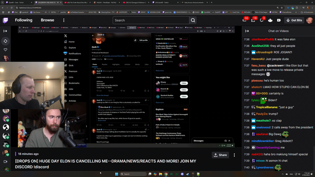 Asmongold says he's German, "the Jew opposite".