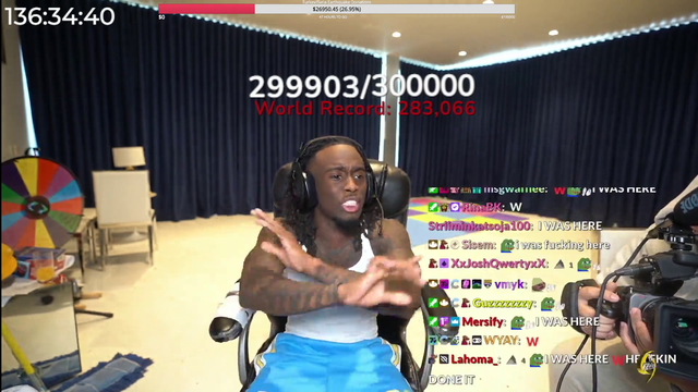 Kai Cenat Hits 300.000 Subs!!