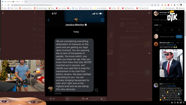 Pokimane posts new DM by Ninja's wife