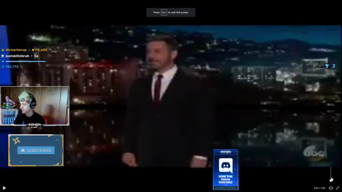 Ninja roasted by Jimmy Kimmel