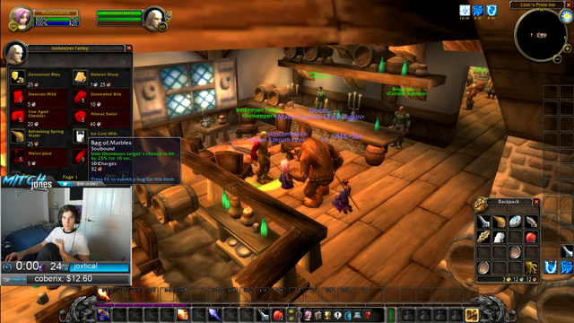 Mitch asks Barry where to get more bag space in WoW