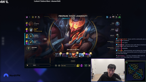 Doublelift on Twitch not being fair when enforcing rules