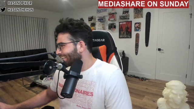 Rajj sees Hasan's shirt