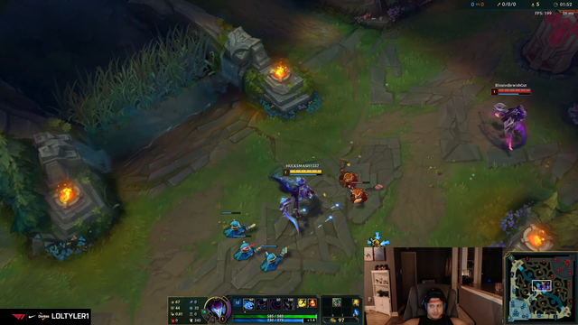 Tyler1 loses in a 1v1
