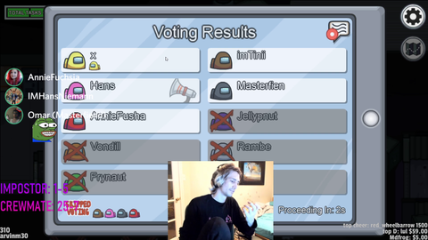 Who voted XQC?