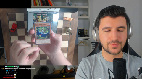 Streamer gets a yu gi oh card