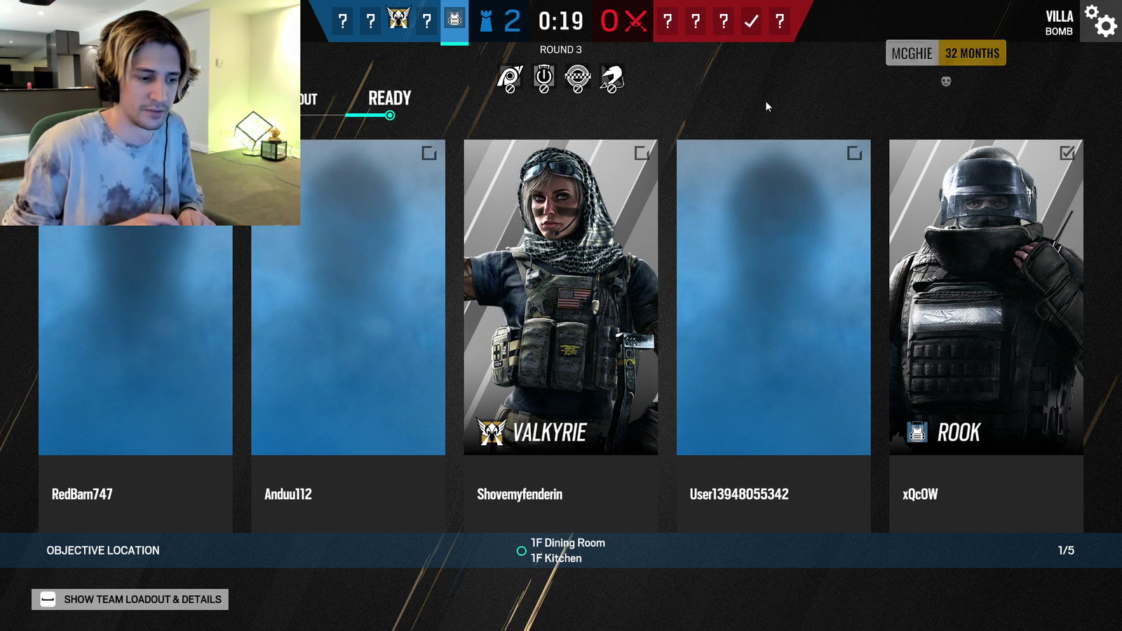 xQc turning R6 setting up
