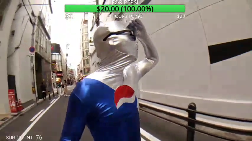 Pepsiman Enlists The Aid Of A Civilian