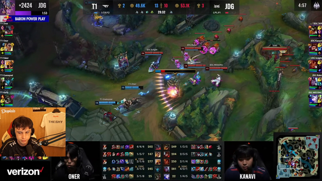 LoL World Championship - Semi-Final : Faker insane play