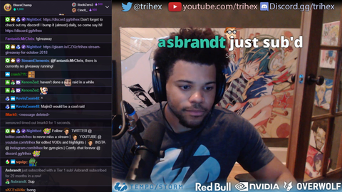 Trihex got a new mic and look what the boy does