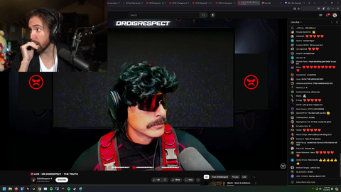 Dr Disrespects reasoning for not showing the messages.
