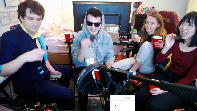 Lilypichu, Destiny, Fed and Melina do the One Chip Challenge