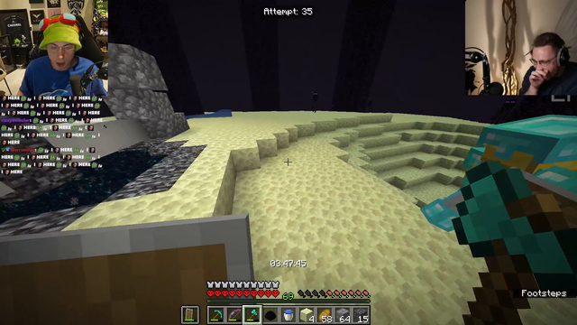 ohnePixel and Caedrel finally beat Minecraft Hardcore after 100+ hours