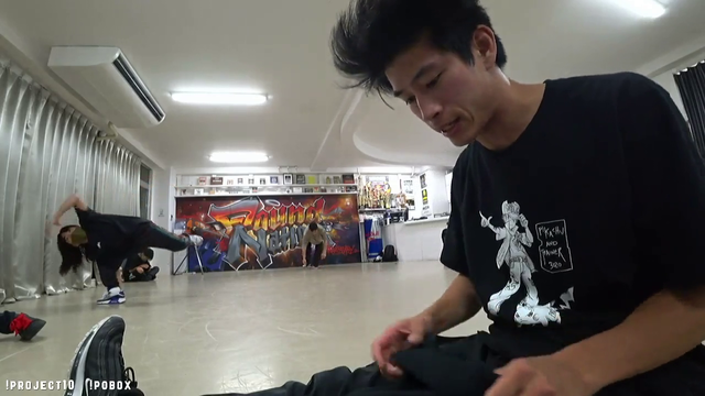bboy issei practice round