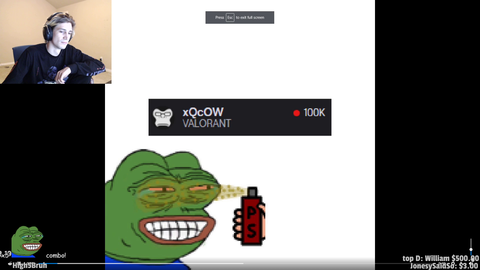 Part 2 of xQc's Valorant chat