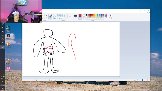 Greek shows his loose skin