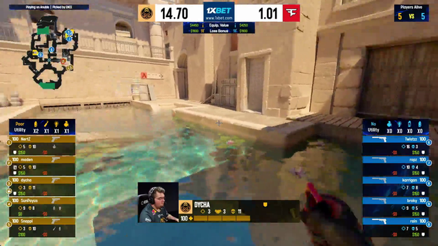 The first LAN CS2 13-0 at IEM Sydney (FaZe v ENCE)