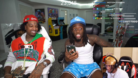Drake Bets $121,000 against Kai Cenat, Trainwrecks bets $21,000 on 21 Savage