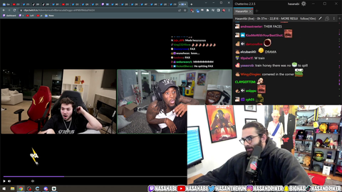 Hasan Says He Lives Rent Free In Trains Head