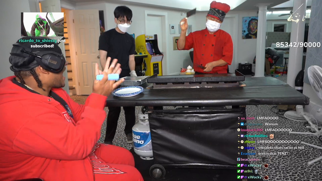 KaiCenat - Chef showing off