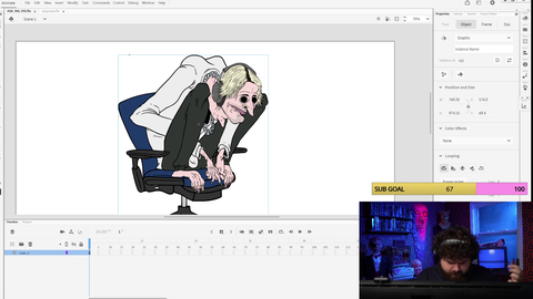MEATcanyon WORKING ON AN XQC VIDEO