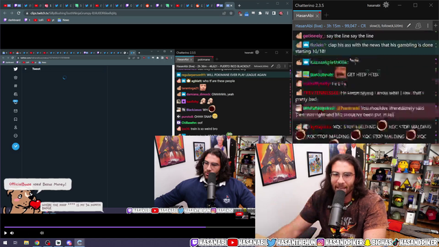 X accuses Hasan of downplaying SA when he didn't even know at that point